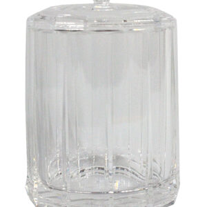 Acrylic Jar with Lid for Cotton, Etc