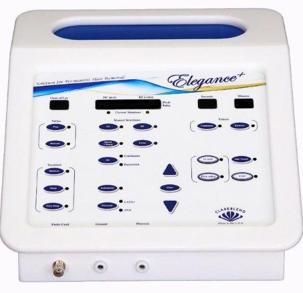 Clareblend Elegance Plus epilator for electrolysis