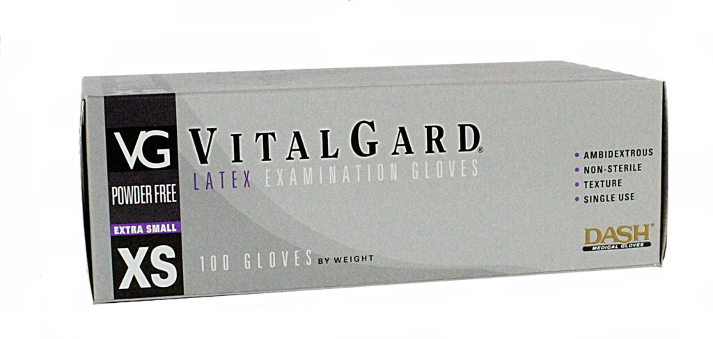 Dash VitalGard Latex Gloves