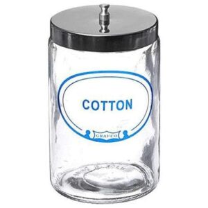 Glass Jar with Stainless Top