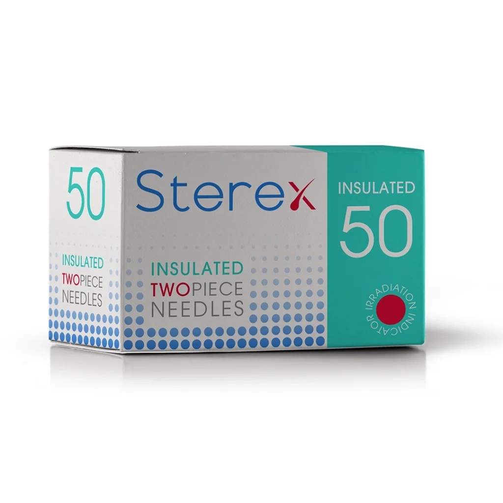 Box of Sterex Insulated Twopiece probes
