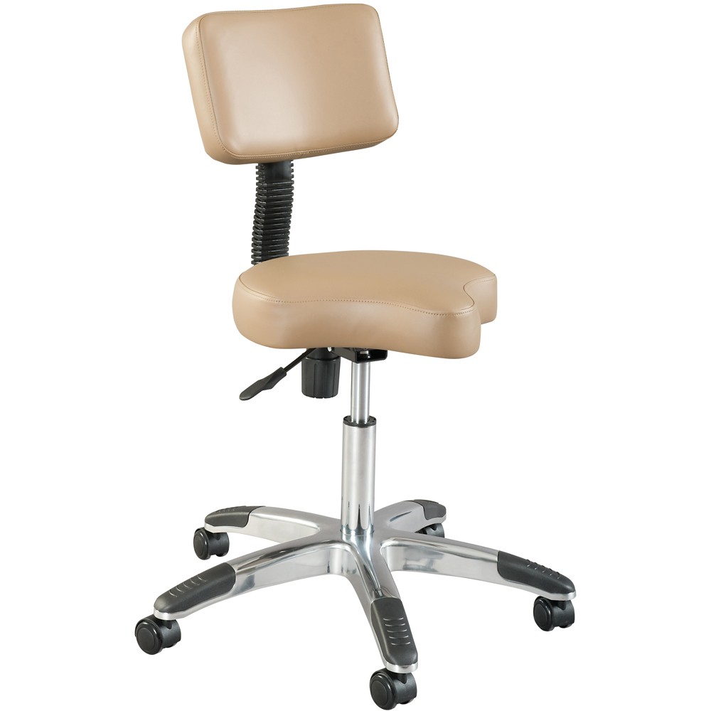 ST413363 | Prestige Electrolysis + Spa Supply Silhouet Tone Deluxe contoured airlift stool with backrest