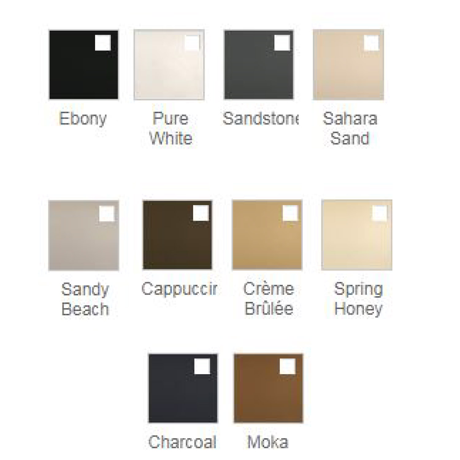 Silhouet Tone Color Options | Prestige Electrolysis + Spa Supply Silhouet-Tone color swatches