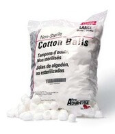 Bag of large cotton balls
