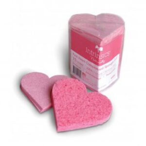Heart shaped sponge