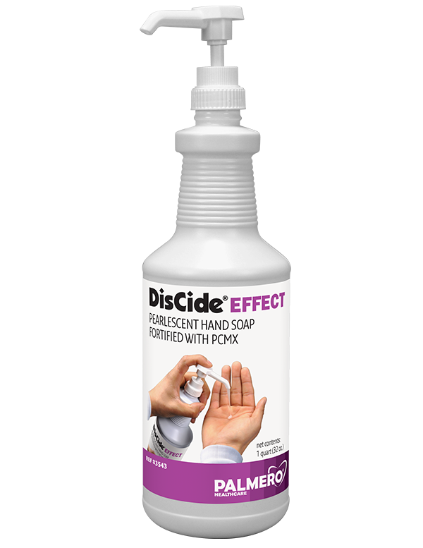 Discide effect pearlescent hand soap fortified with pcmx