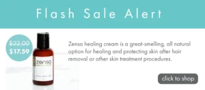 Banner advertising zensa healing cream flash sale