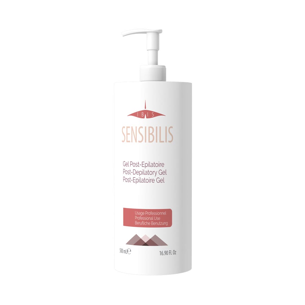 Bottle of sensibilis post epilation gel